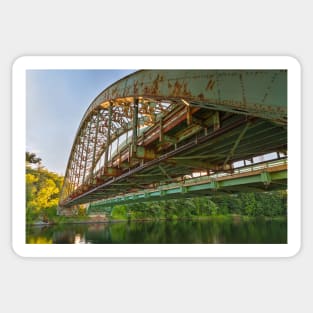 Rusted Sunset Bridge Sticker